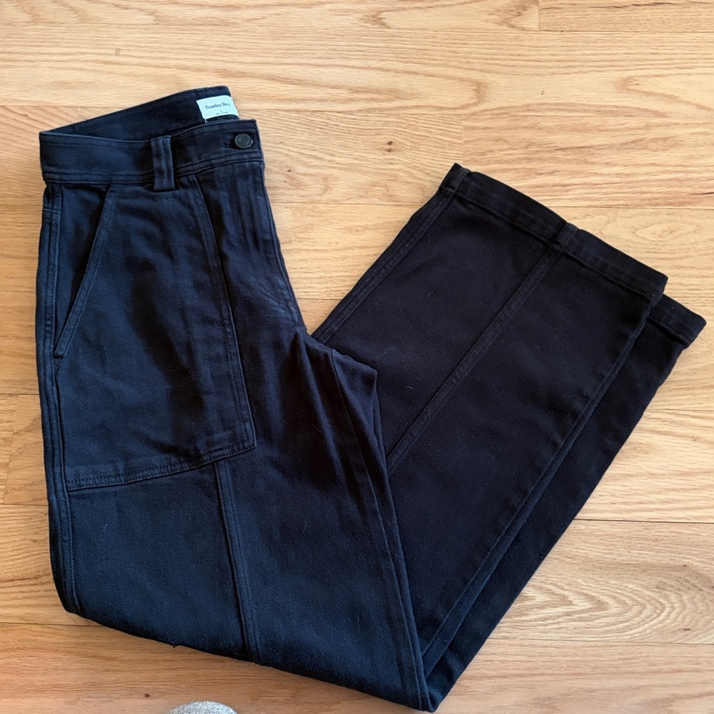 Aritzia Sunday Best Black Cargo Pants - Picture 5 of 5